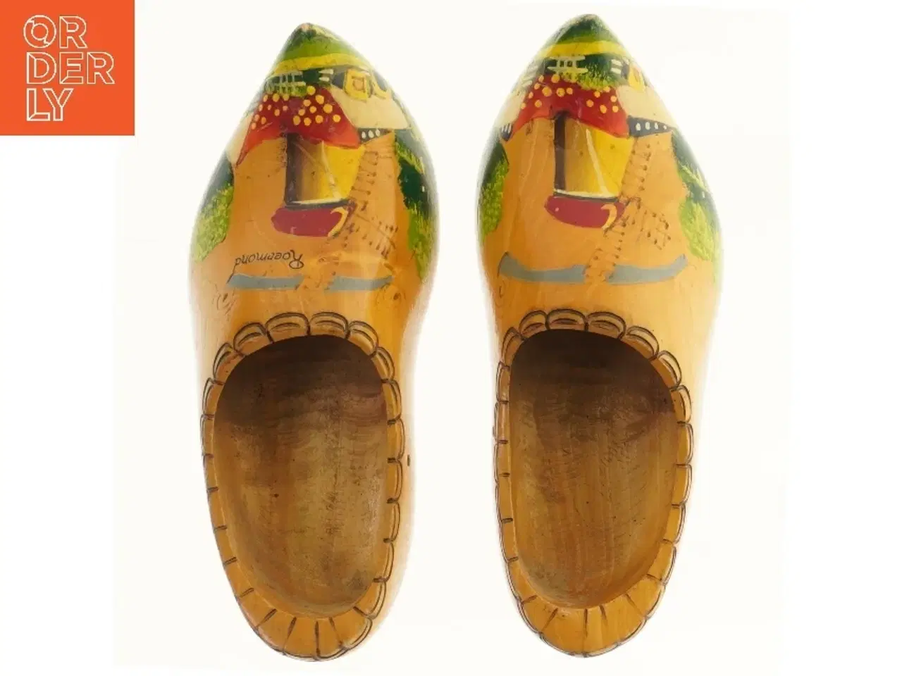 Billede 2 - Dekorative træsko (str. 29 cm)