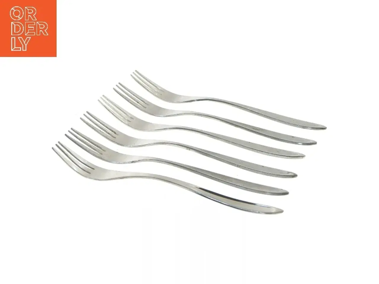 Billede 3 - Sæt med 6 dessertgafler fra Bjerregaard (str. 6 styk, 15 cm)
