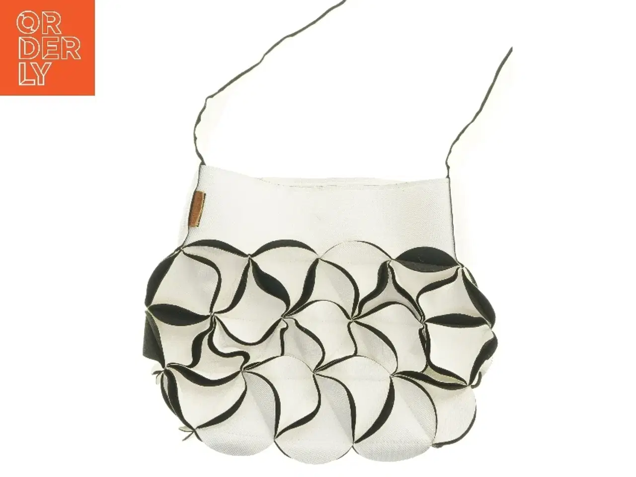 Billede 2 - Dekorativ taske med blomsterdesign (str. 37x31 cm)