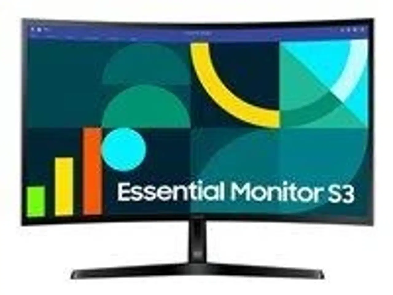 Billede 1 - Skærm 27" Samsung S27D366GAU – kurvet VA, Full HD, 100 Hz