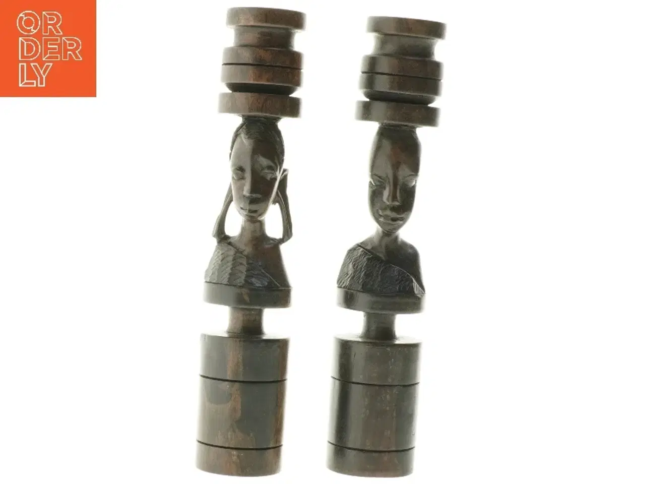 Billede 2 - Afrikanske lysestager, 25 cm