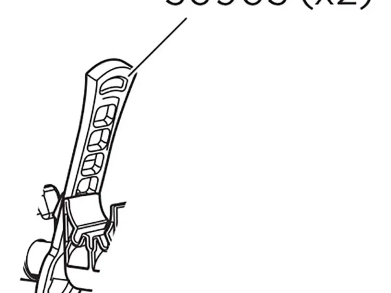 Billede 1 - Thule gummistrop f/rms 2stk