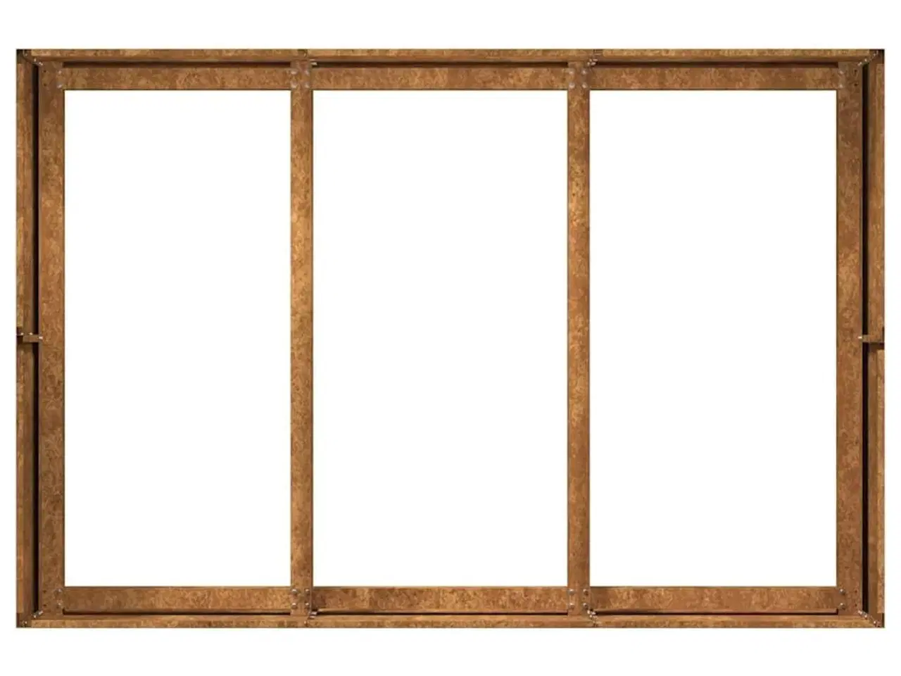 Billede 6 - Plantekasse rustfarvet 120x80x40 cm forvitringsstål