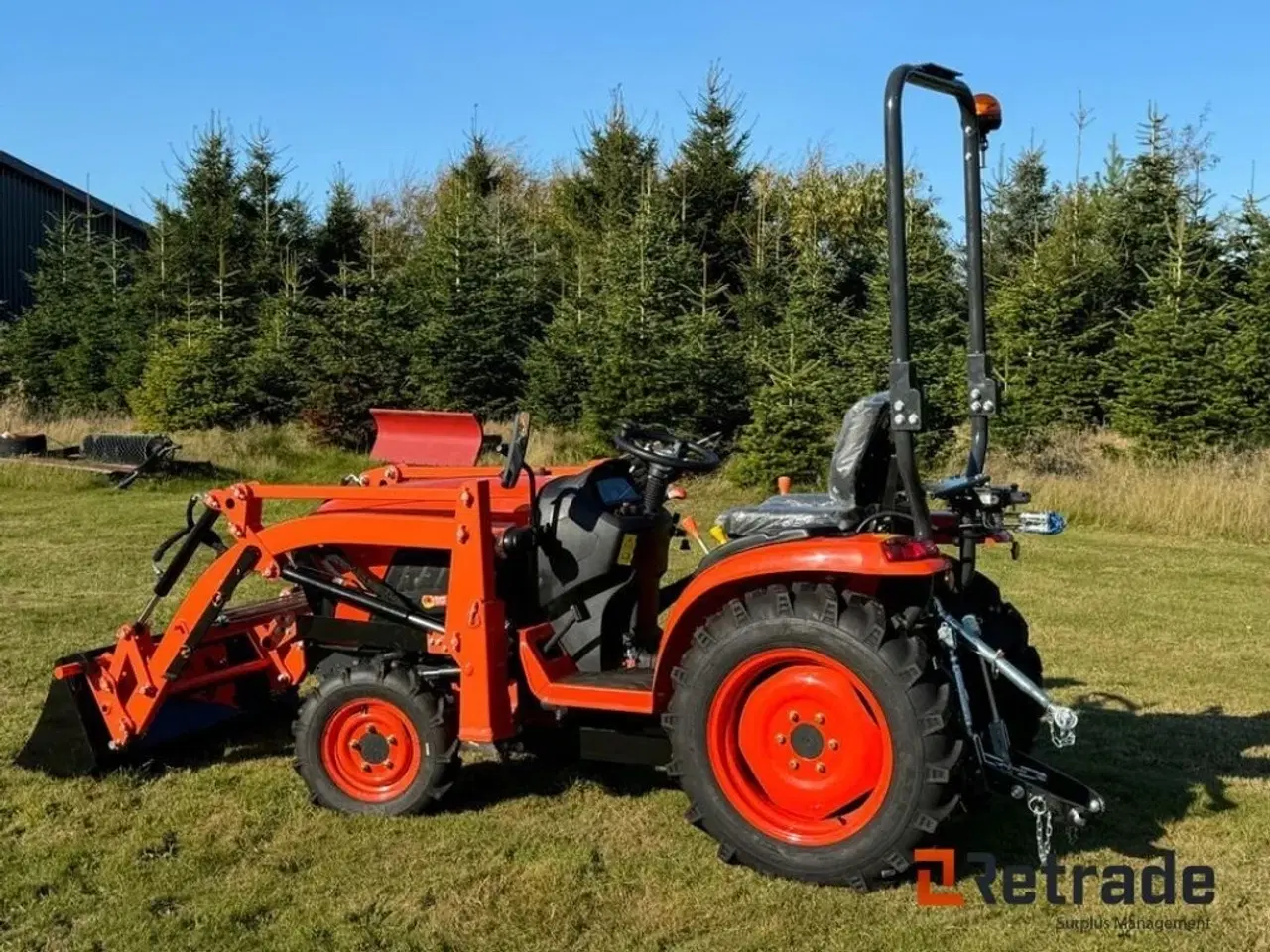 Billede 3 - - - - RHINOCEROS 25 HP Kompakttraktor med frontlæsser