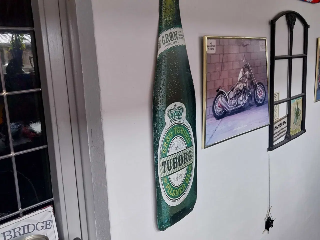 Billede 3 - Tuborg metal skilt H: 85cm