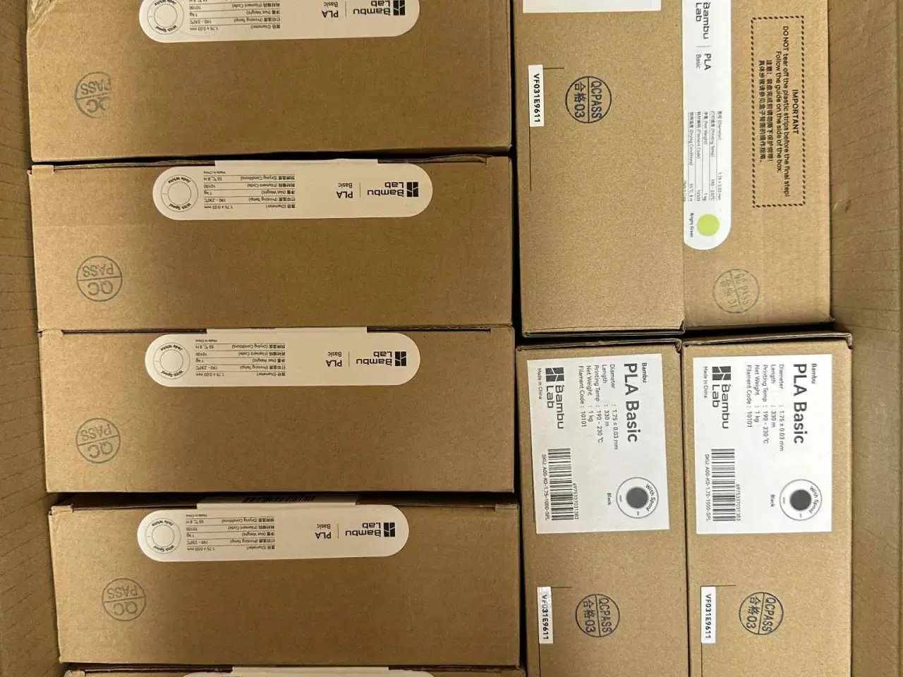 Billede 2 - Sælger nye Bambu Lab PLA-filamenter (1 kg spoler) 