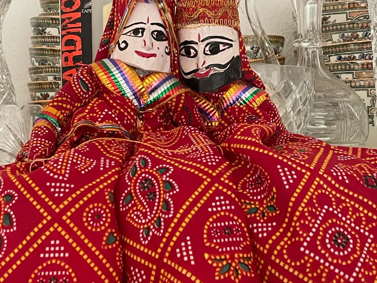 Billede 1 - Indisk brudepar dukker