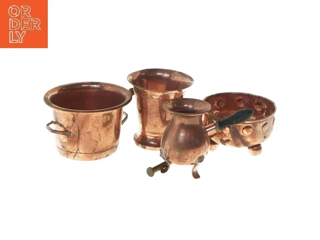 Billede 1 - Kobber mini dekorationspotter fra Cavalier (str. 7-8 cm)