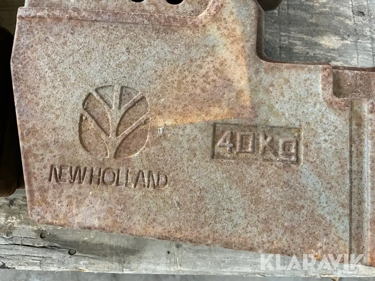 Billede 11 - Vægtklodser New Holland 8x40kg 8 styk