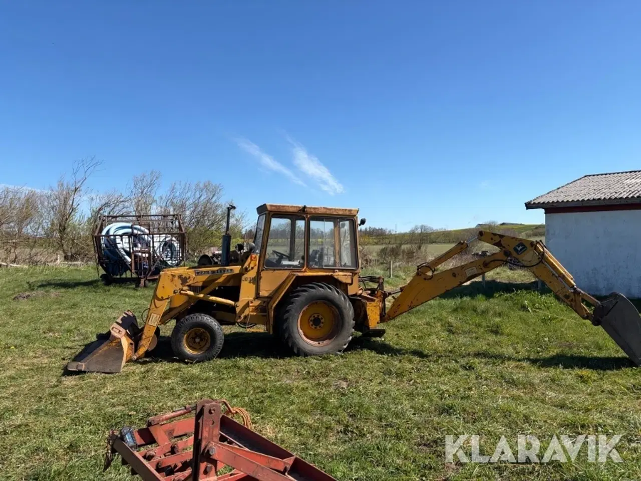 Billede 2 - Rendegraver John Deere JD310 med tilbehør