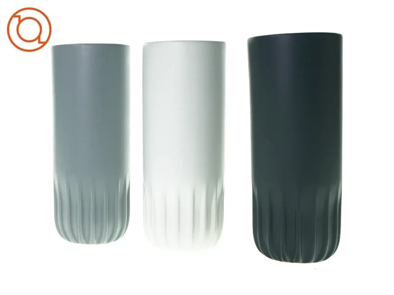 Billede 1 - 3 x vaser fra Hübsch (str. 24 cm)