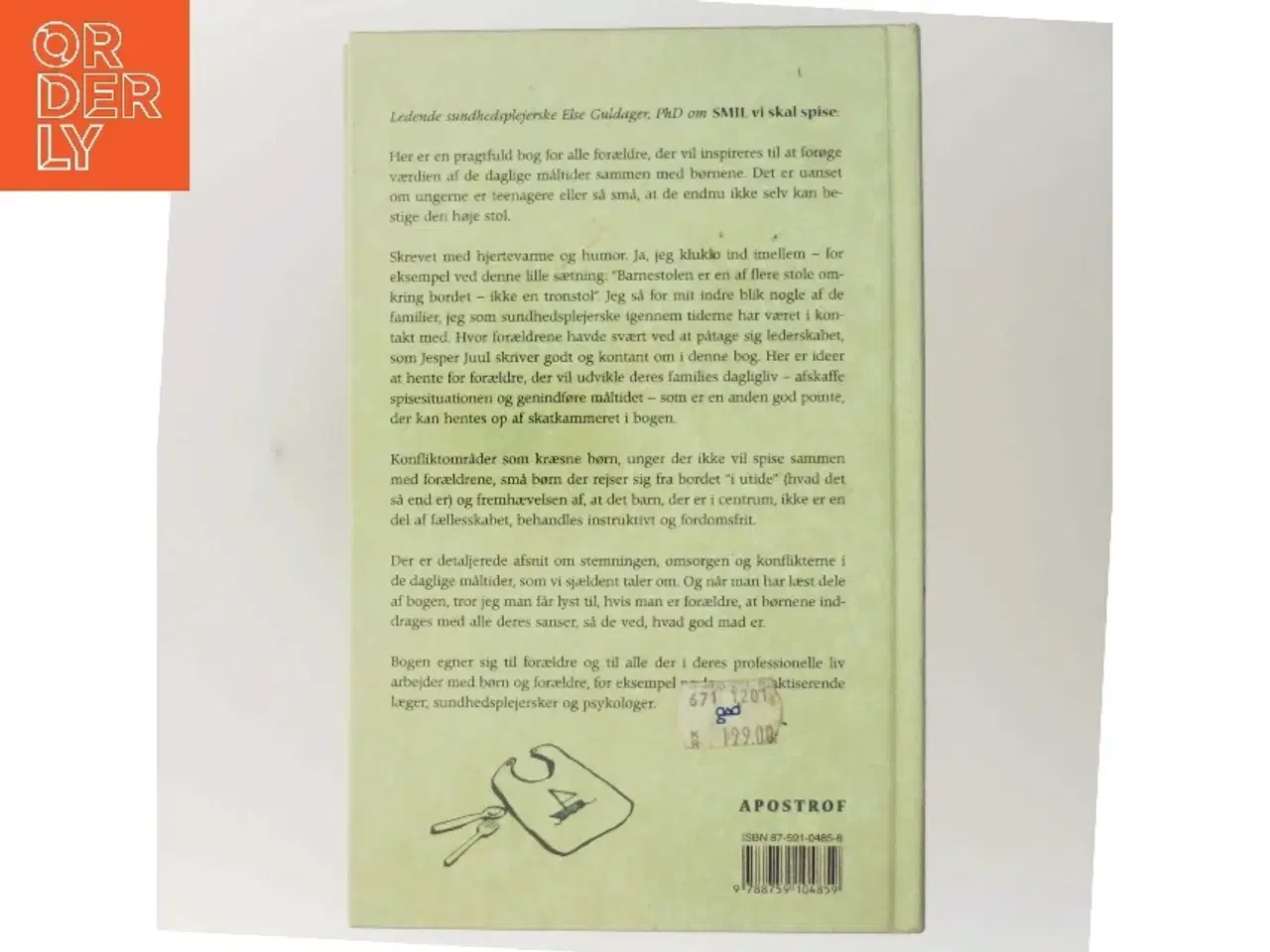 Billede 3 - Smil vi skal spise : børnefamiliens måltider af Jesper Juul (f. 1948) (Bog)