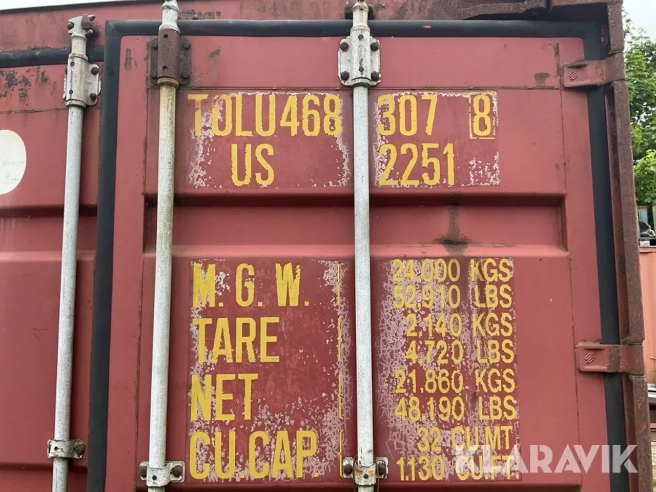 Billede 7 - 20 fods container SICOM 1CC O. T./90-A , uden tag