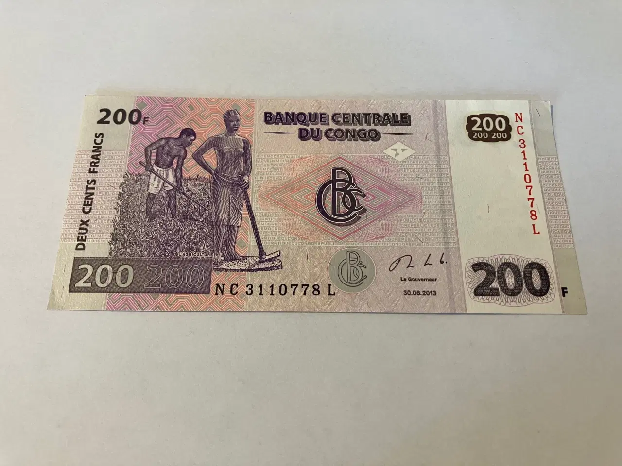 Billede 1 - 200 Francs Congo 2013