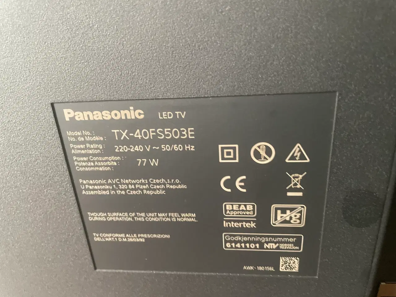 Billede 5 - Panasonic smart tv 40