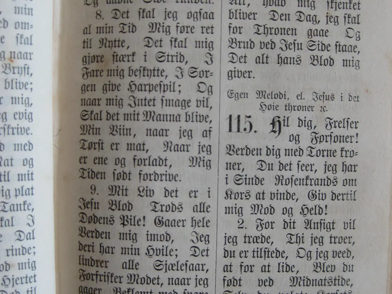 Billede 4 - Salmebog fra 1894 - for dansktalende i Slesvig ;-)