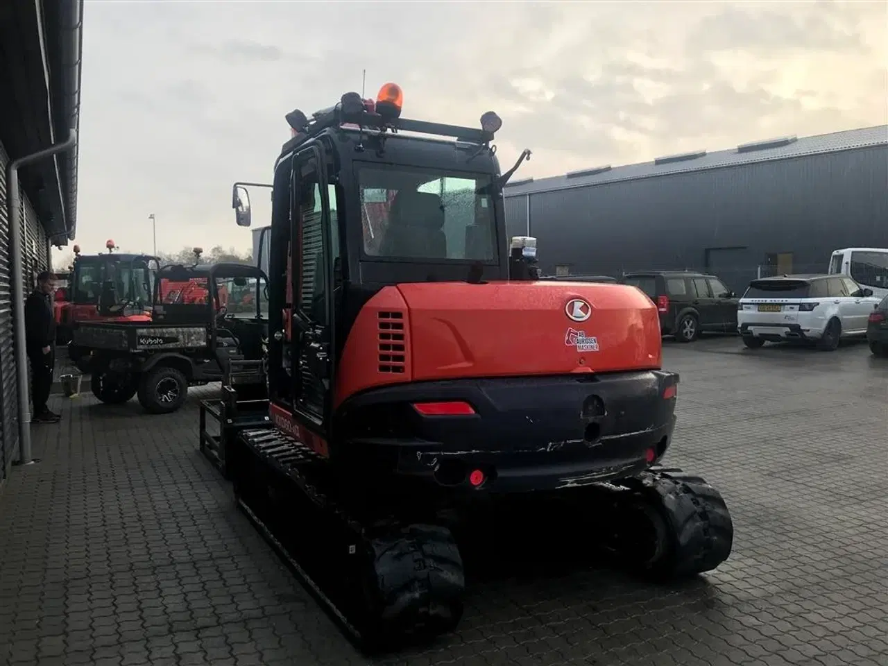 Billede 10 - Kubota kx080 Rotortilt-Centralsmørring-skovlpakke