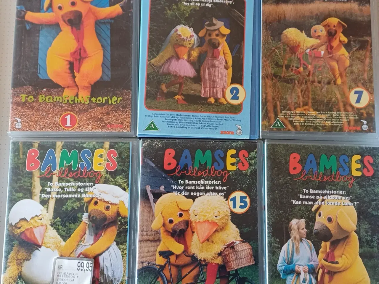 Billede 1 - Bamses Billedbog VHS samling børnefilm