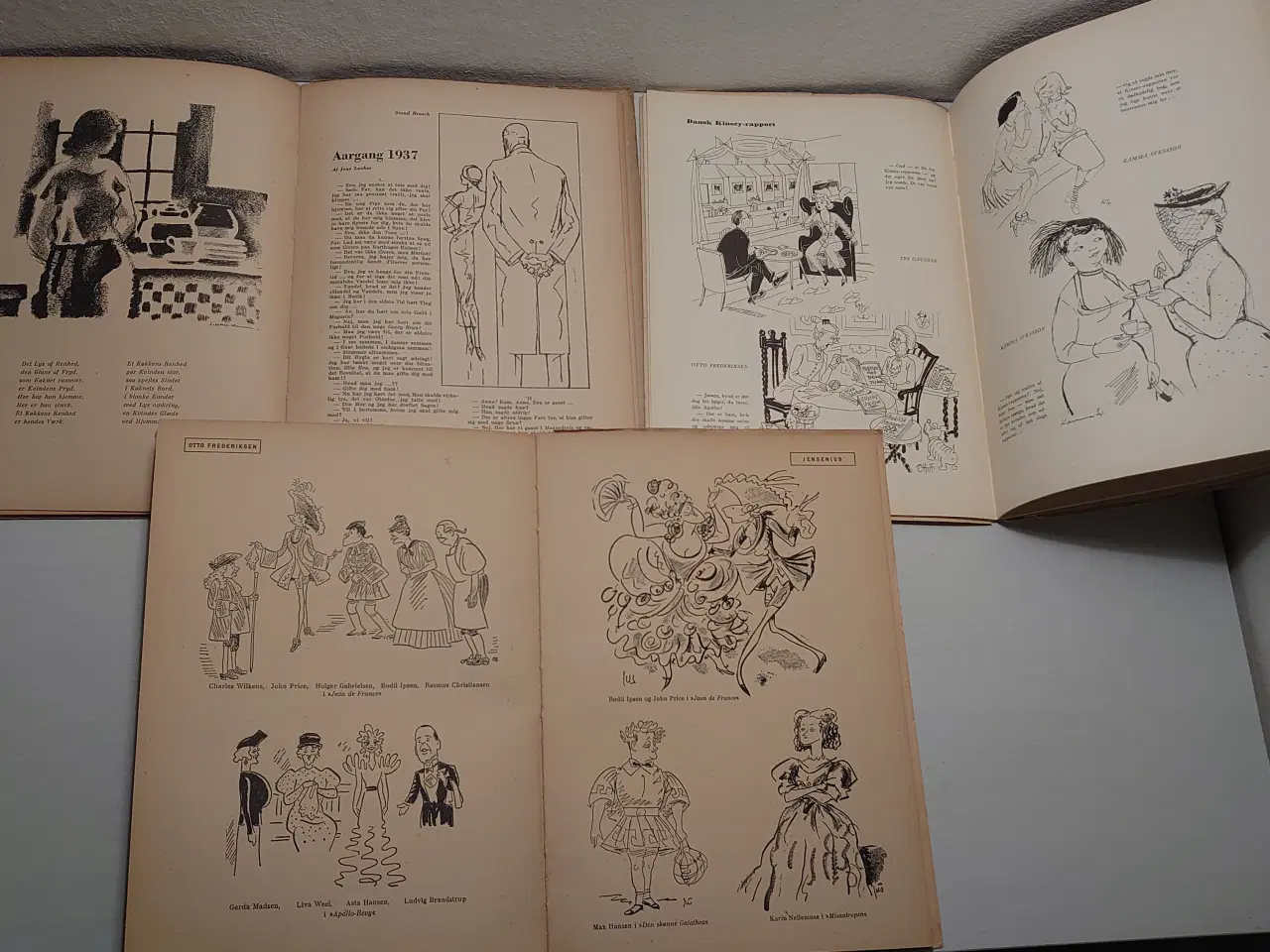 Billede 3 - Tegnerier: 3 årgange. 1937, 1938 og 1953.