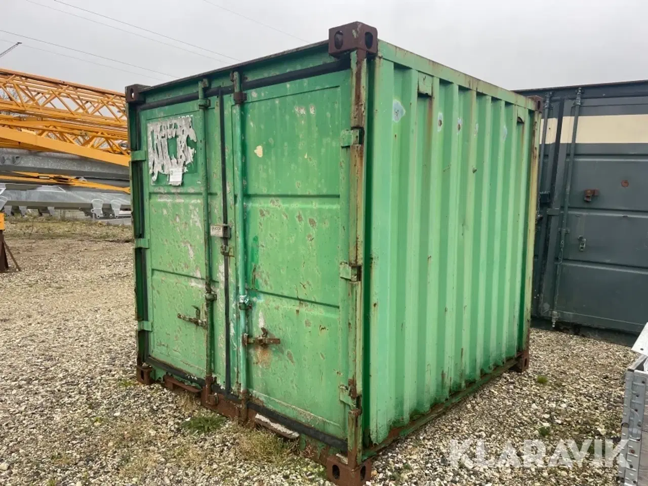 Billede 9 - Container med fyranlæg 6 fod