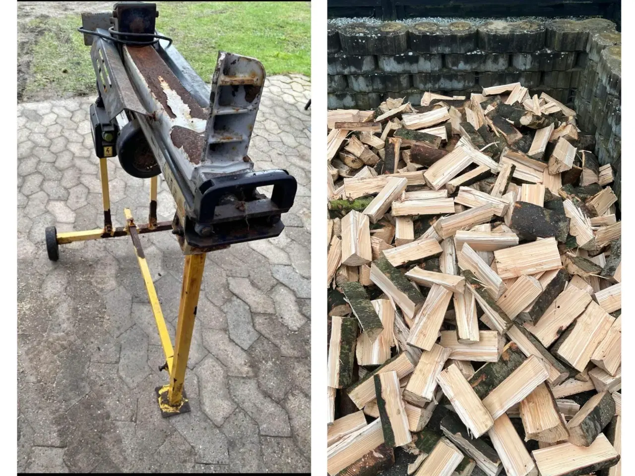Billede 1 - Stærk brændekløver med 7 tons tryk