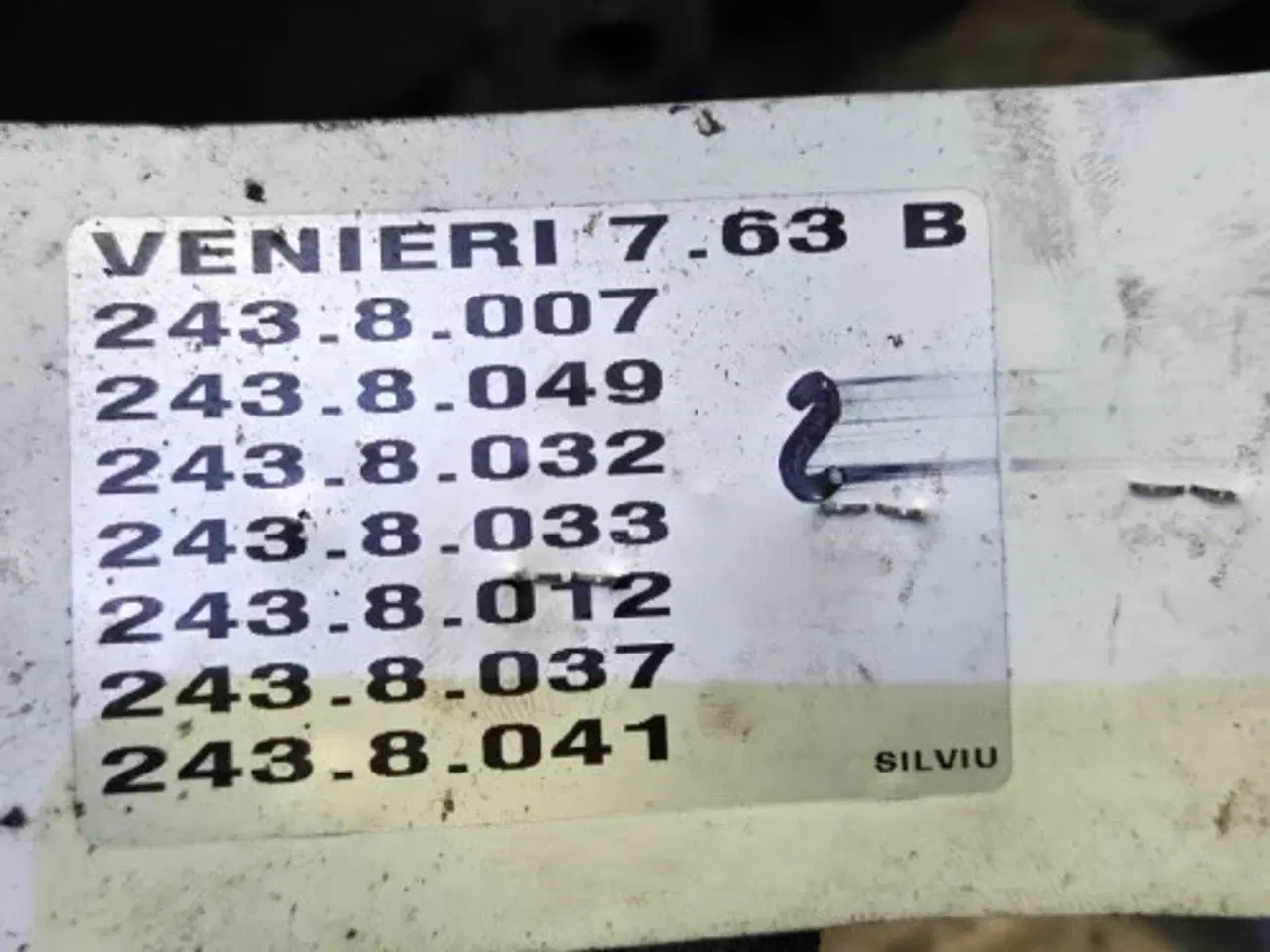Billede 12 - Venieri 7.63B Gearkasse 243.8.006