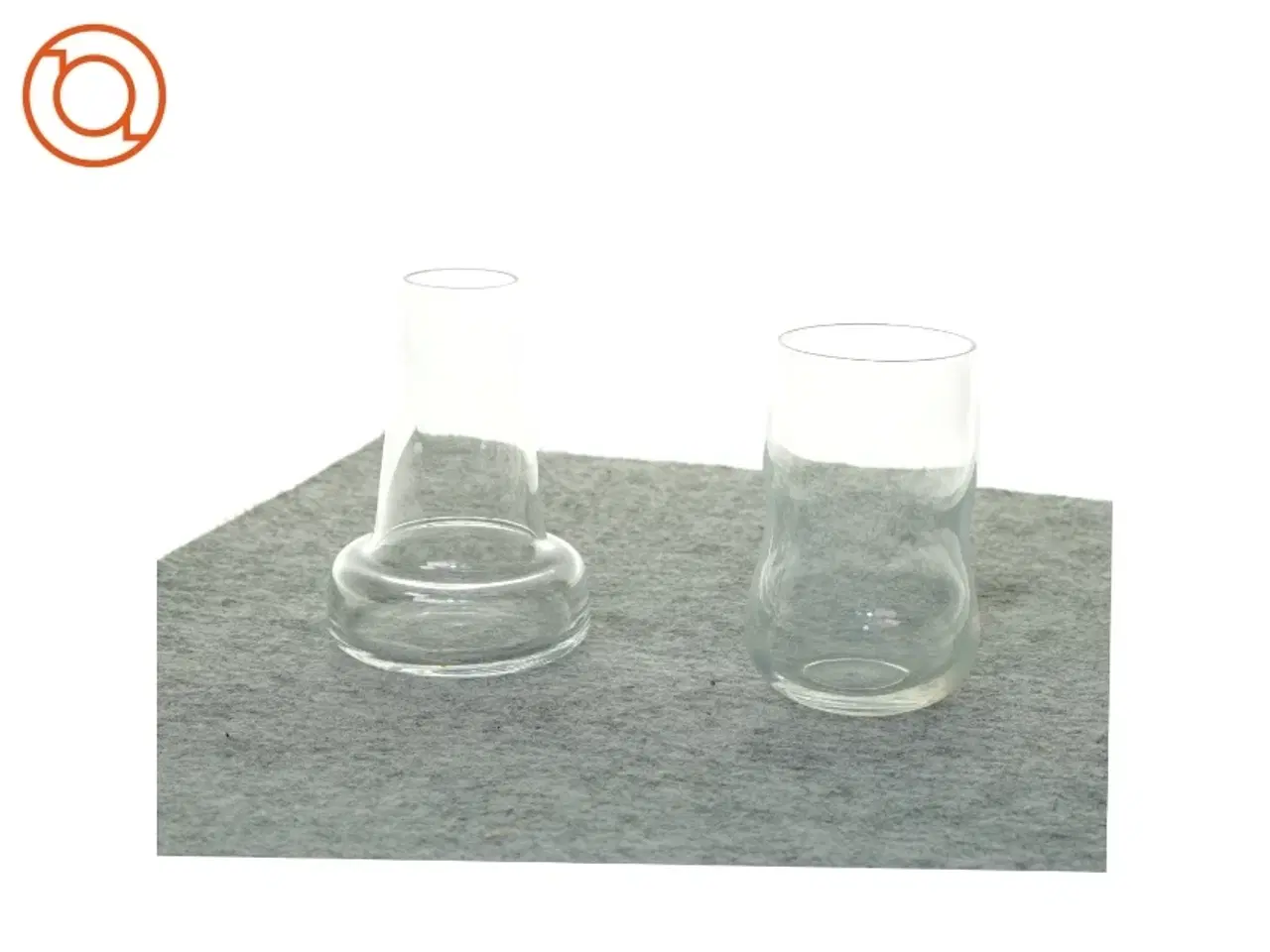 Billede 2 - Glas fra Holmegaard (str. 11 x 6 cm 12 x 8 cm)