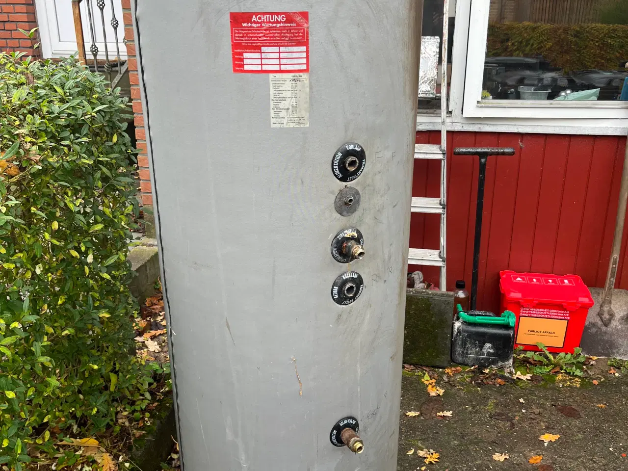 Billede 1 - Solvarme anlæg