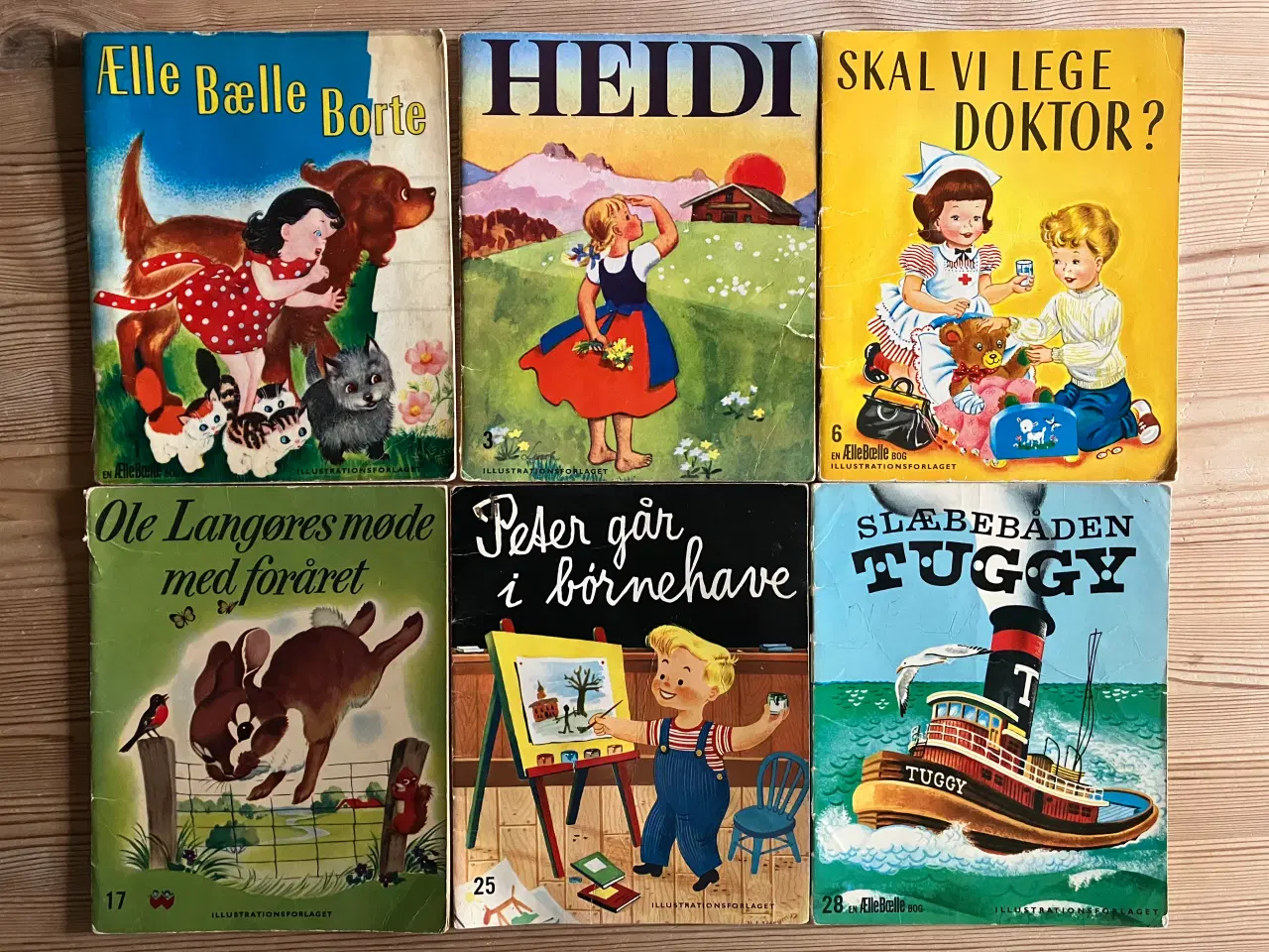 Billede 1 - Retro Ælle Bælle bøger fra Illustrationsforlaget