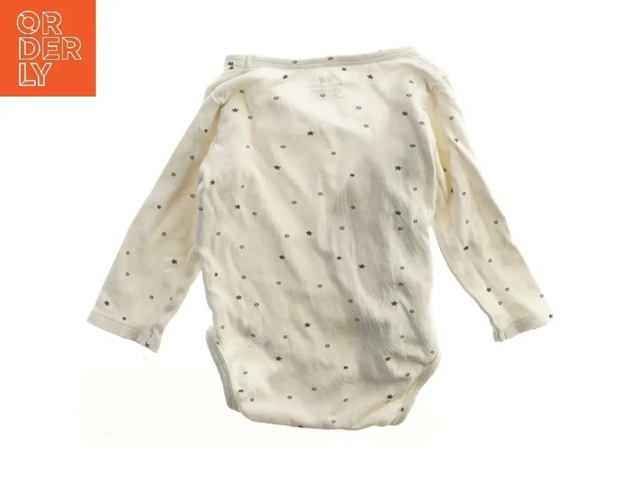 Billede 1 - Hvid bodystocking med stjernemønster fra H&M (str. 68)