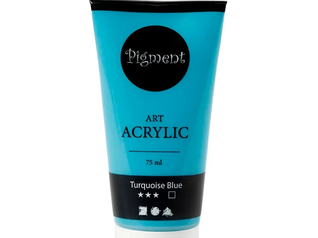 Billede 1 - Art Akrylmaling, halvblank, dækkende, turquoise blue, 75ml/ 1 fl.