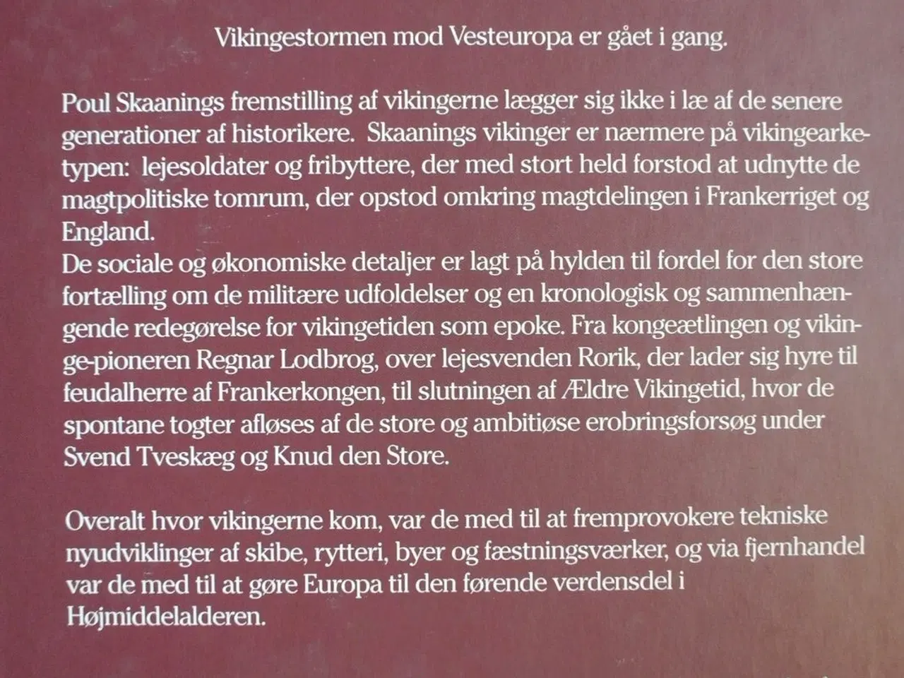 Billede 3 - vikingestormen - togter mod vesteuropa 793-937, af