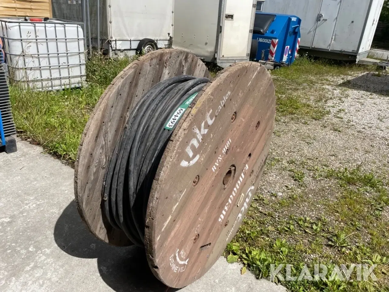 Billede 1 - Kabeltromle med 100 meter 63 ampere kabel