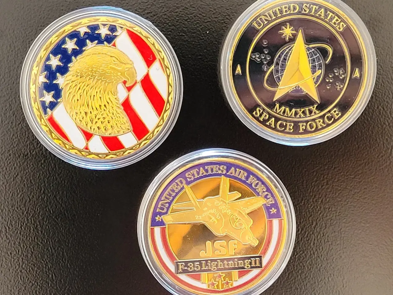 Billede 1 - USA Airforce challenge coins 3 stk