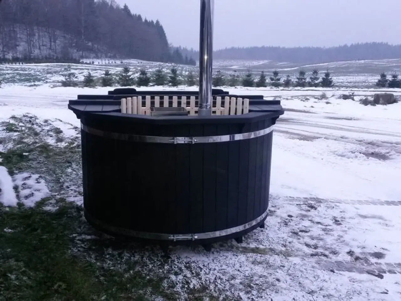 Billede 8 - Vildmarksbadene  af grantræ 180 cm diameter kun fo