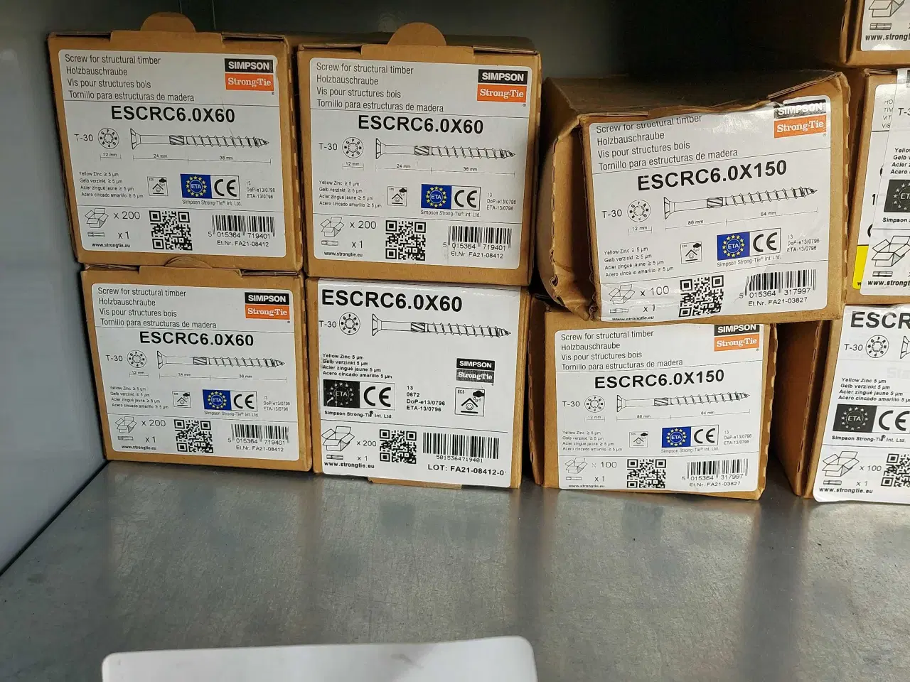 Billede 2 - Konstruktions skruer, flere størrelser