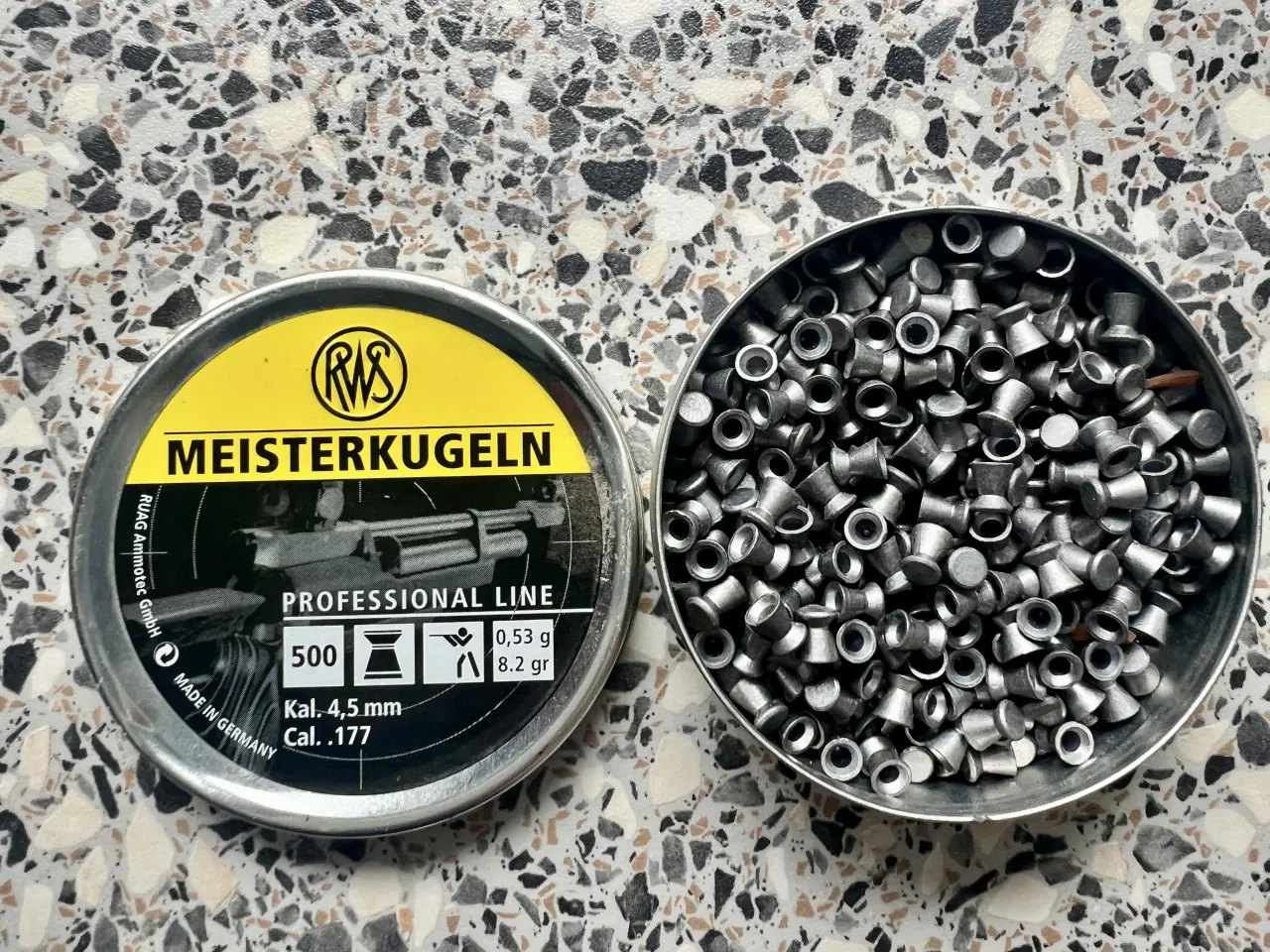 Billede 7 - Luftpistol og gevær med kuffert og  hagl 4,5 mm 