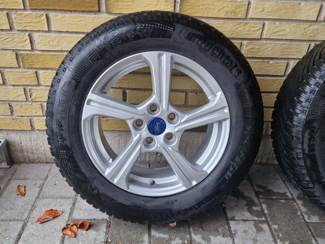 Billede 4 - Originale ford alufælge med vinterdæk