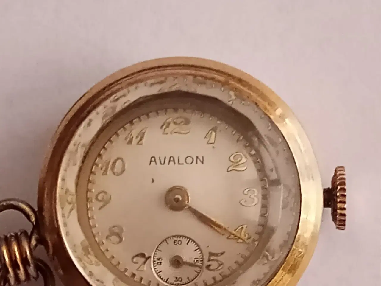 Billede 10 - Retro schweizisk ur AVALON forgyldt ur fra 1930 