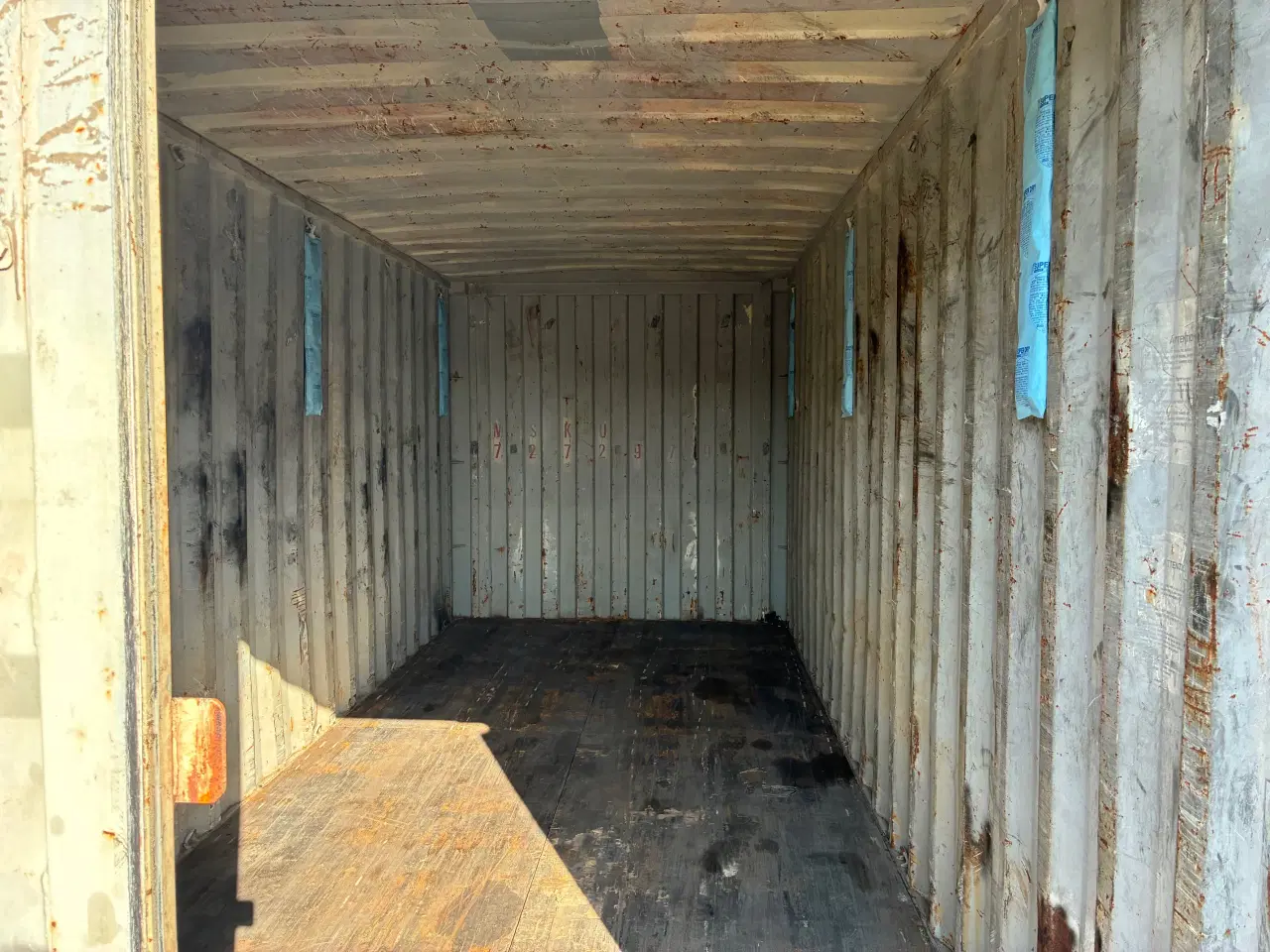 Billede 2 - 20 fods Container- ID: MSKU 727297-9