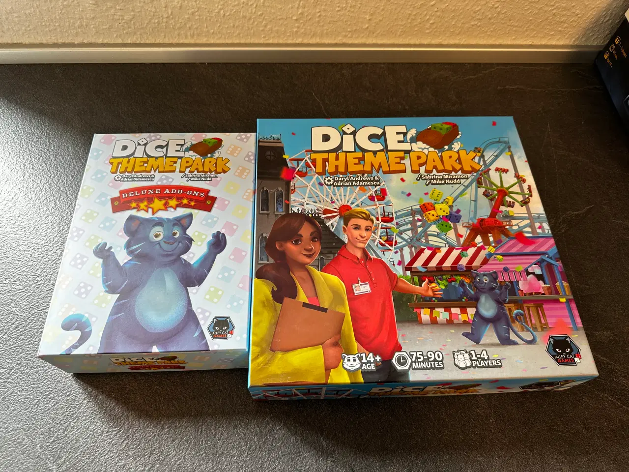 Billede 1 - Dice Theme park + Deluxe Add-Ons + Sleeves