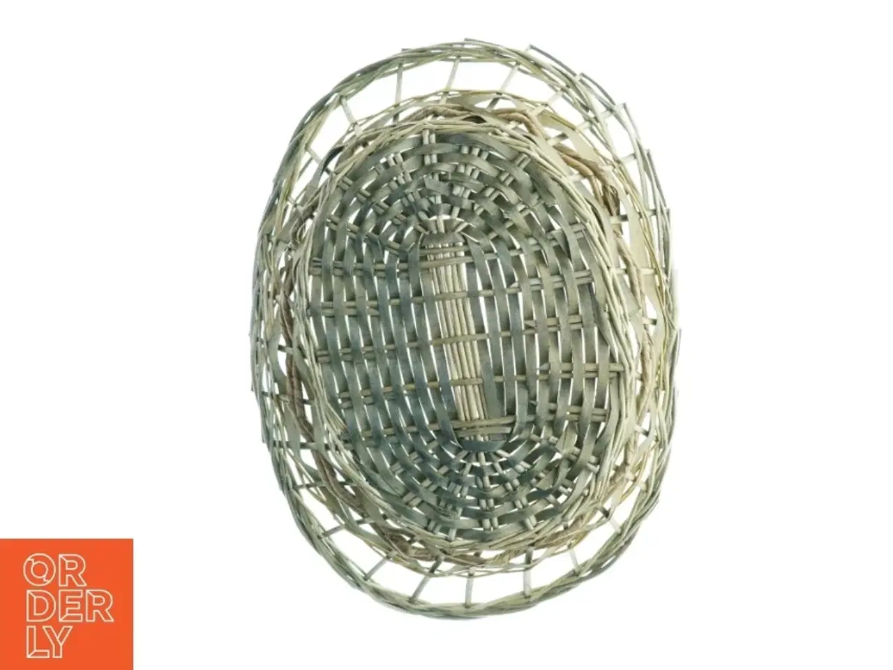 Billede 3 - Stor Flettet kurv (str. 52 x 37 cm)