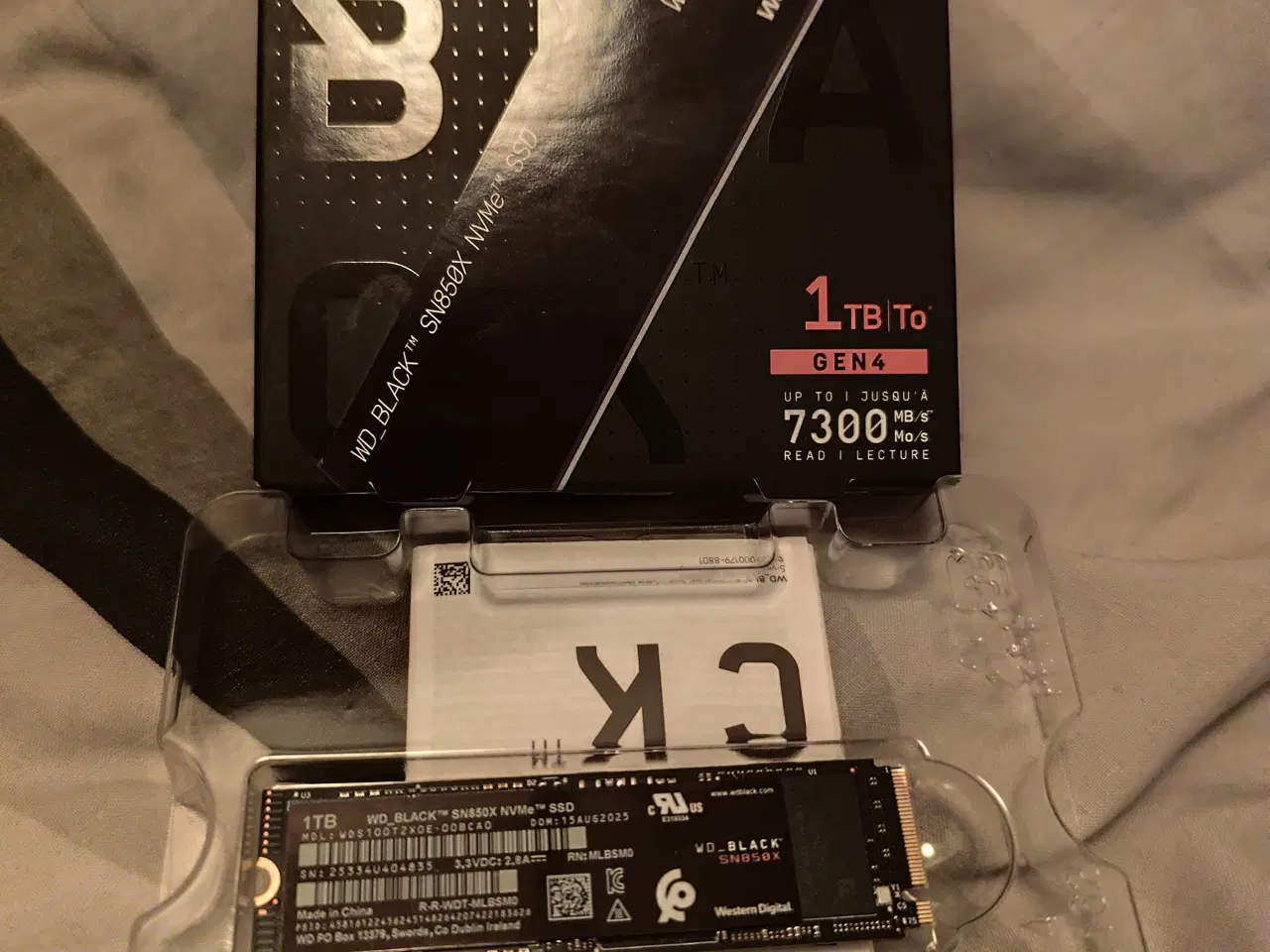 Billede 1 - WD Black SN850X 1TB NVMe SSD Gen4 – M.2