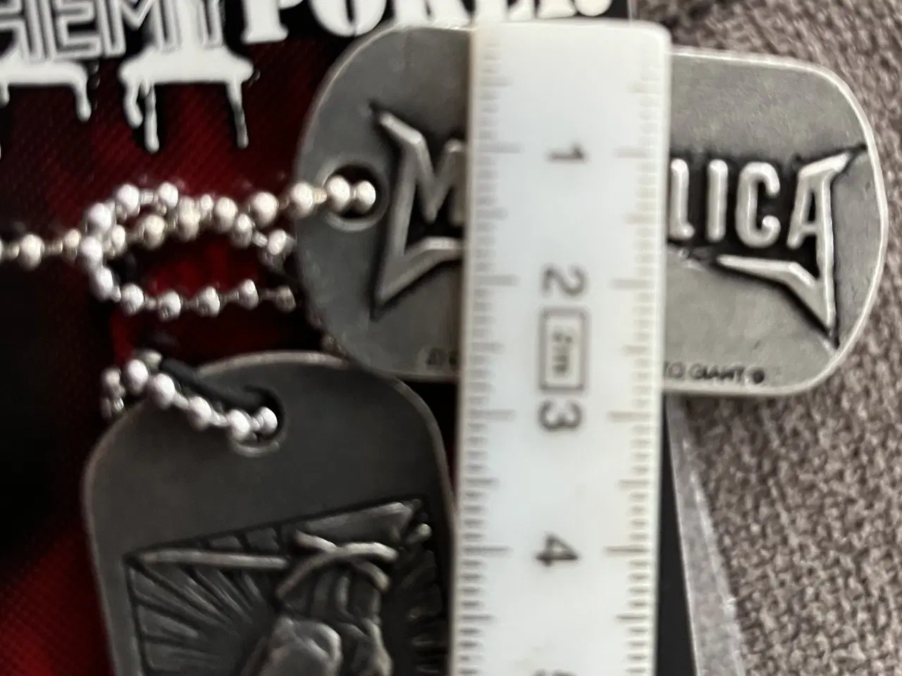 Billede 6 - Unisex “Metallica” dog tags med kæde