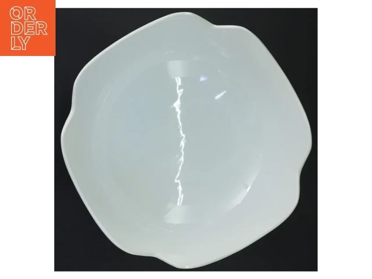 Billede 3 - Hvid porcelænsskål (str. Ø 26x11 cm)