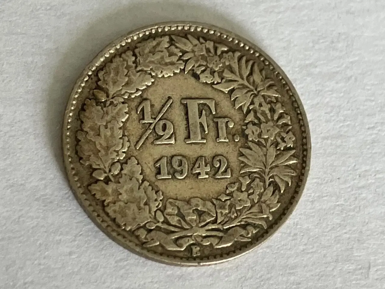 Billede 1 - 1/2 Franc Switzerland 1942