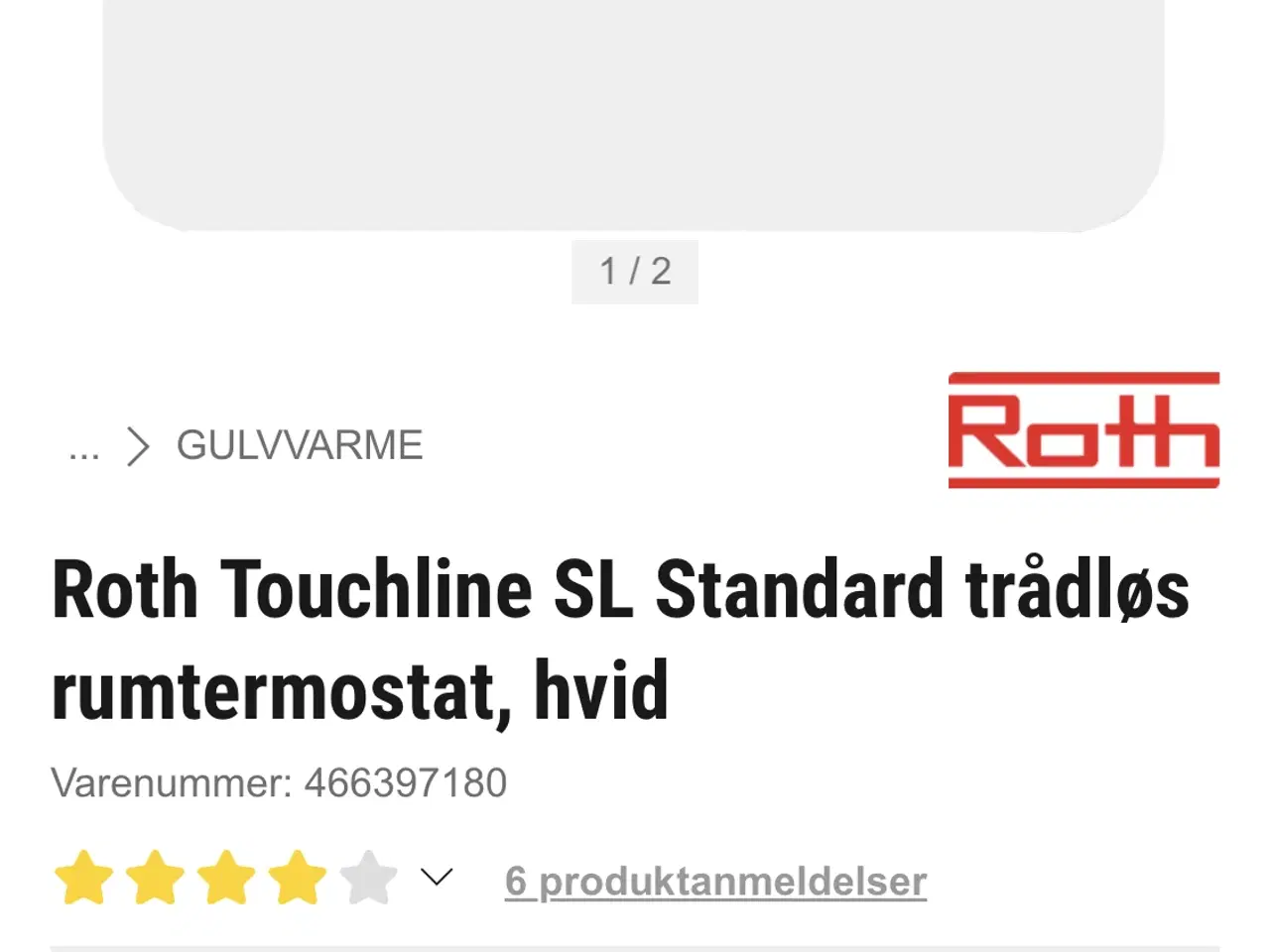 Billede 3 - TOSSE BILLIGT! Roth TouchLine SL