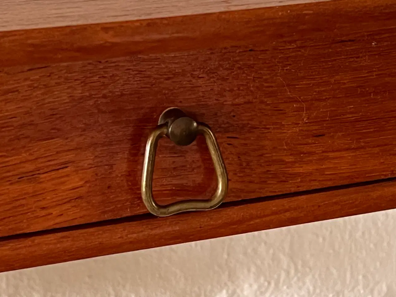 Billede 2 - Midcentury moderne teak væghylde / svævende natbor