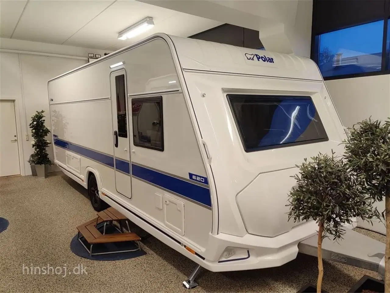 Billede 1 - 2025 - Polar Blueline 620 BQD   Luksus Polar vintervogn med en dejlig fritstående dobbeltseng fra Hinshøj Caravan