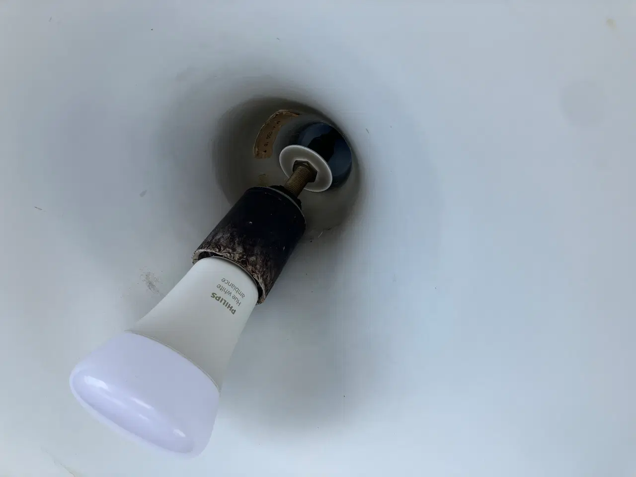 Billede 4 - Brun pendel spisebordslampe metal